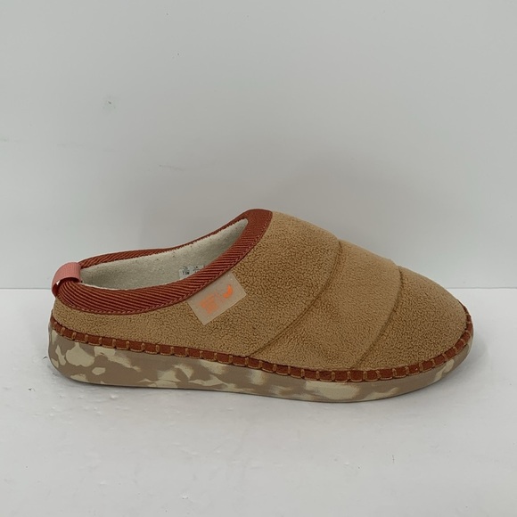 Dr Scholls Cozy Vibes slipper mule clog flat nude shearling fleece cozy 7.5 - Picture 1 of 6